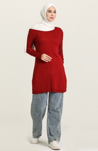 Claret Red Sweater 0512-01
