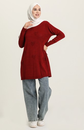 Weinrot Pullover 0519-04