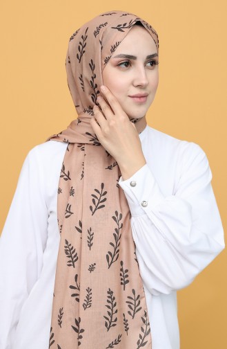 Cinnamon Color Shawl 1243LİLY-03