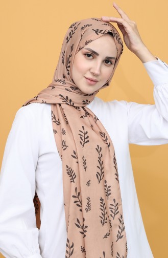 Cinnamon Color Shawl 1243LİLY-03