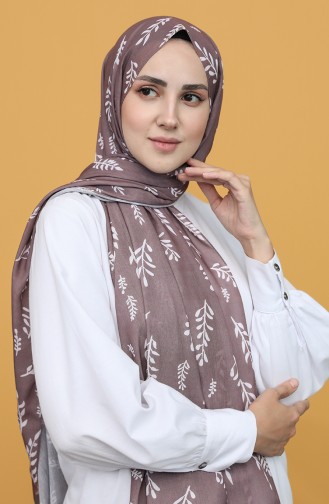 Plum Shawl 1243LİLY-05