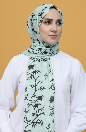 Sea Green Shawl 1245FLR-01