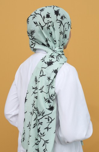 Sea Green Shawl 1245FLR-01