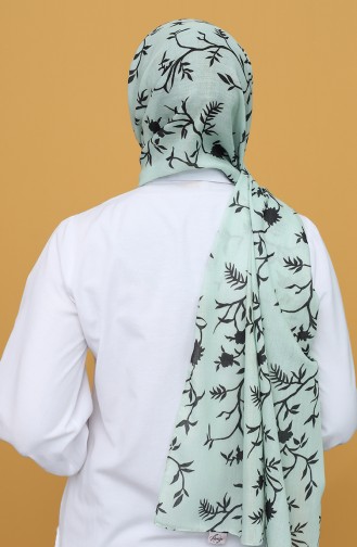 Sea Green Shawl 1245FLR-01