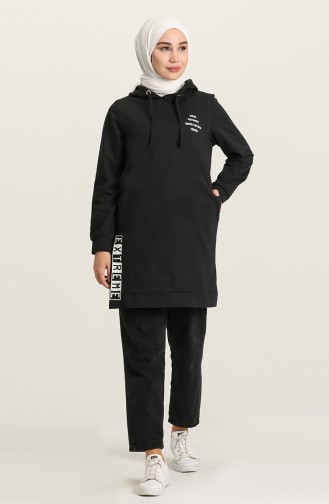 Sweatshirt Noir 9582-01