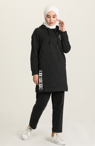 Schwarz Pulli 9582-01