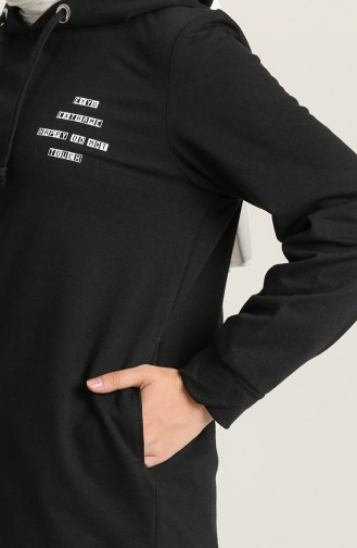 قميص رياضي أسود 9582-01