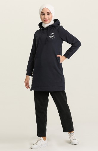 Dark Navy Blue Sweatshirt 9582-02