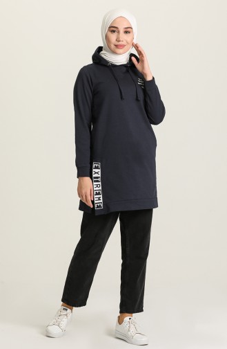 Dark Navy Blue Sweatshirt 9582-02