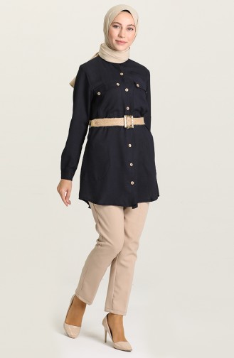 Dark Navy Blue Tunics 9632-02