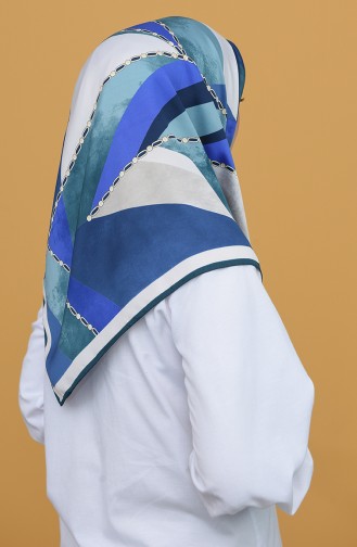 Saxon blue Hoofddoek 90802-05