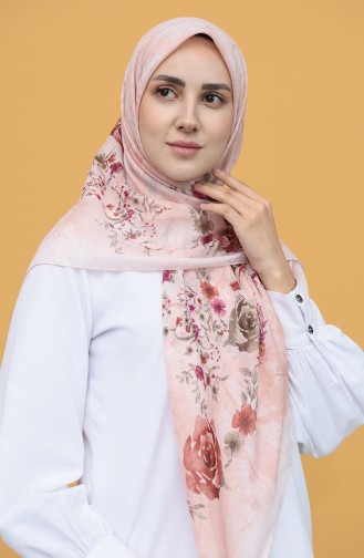 Echarpe Rose Orange pâle 1312ROSE-05