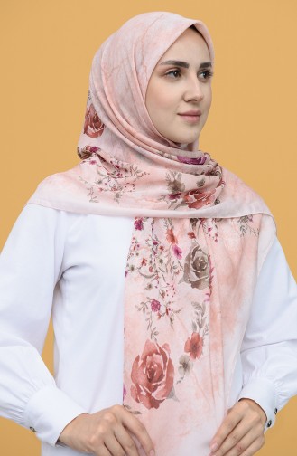 Echarpe Rose Orange pâle 1312ROSE-05