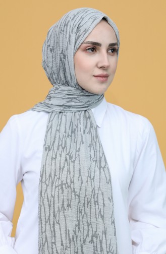 Light Gray Shawl 11426-07