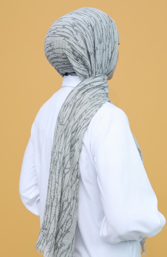 Light Gray Sjaal 11426-07