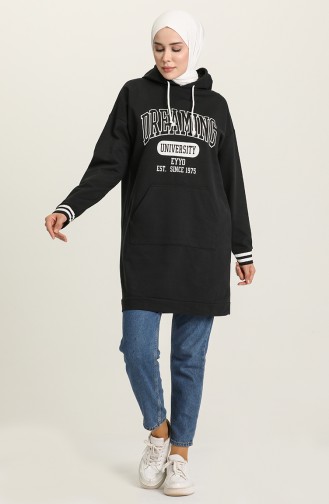 Sweatshirt Noir 9588-01