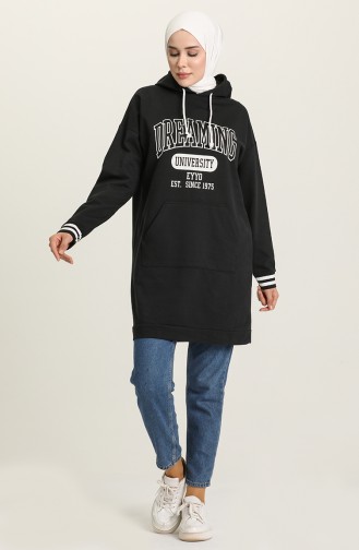 Schwarz Pulli 9588-01