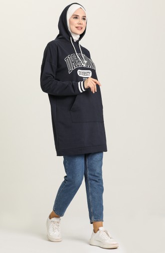 Dark Navy Blue Sweatshirt 9588-02