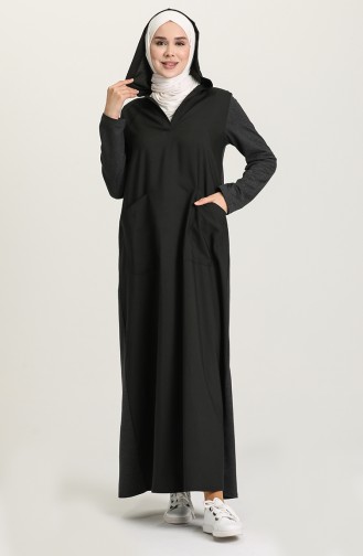 Robe Hijab Antracite 3281-09