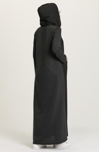 Anthracite Hijab Dress 3281-09