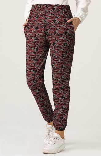 Sweatpants أحمر كلاريت 0245C-01