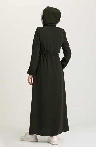 Khaki Abayas 2043-03