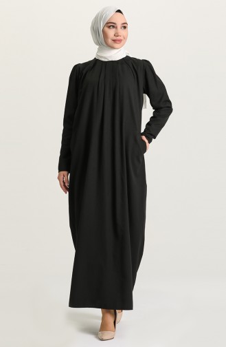 Black İslamitische Jurk 3312-01