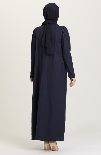 Robe Hijab Bleu Marine 3312-02