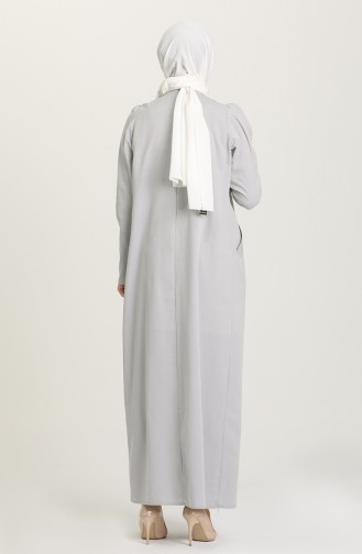 فستان رمادي 3312-03