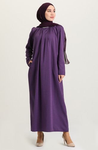 Purple Hijab Dress 3312-04