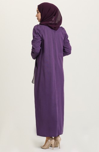 Purple Hijab Dress 3312-04