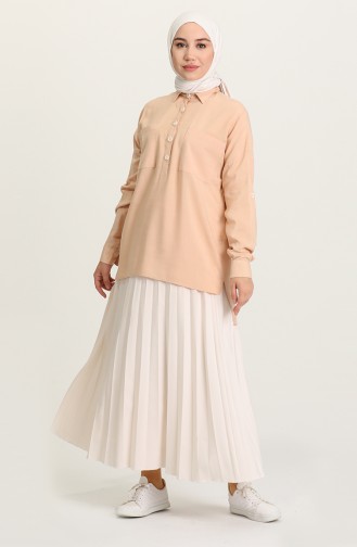 Beige Tuniek 9643-02