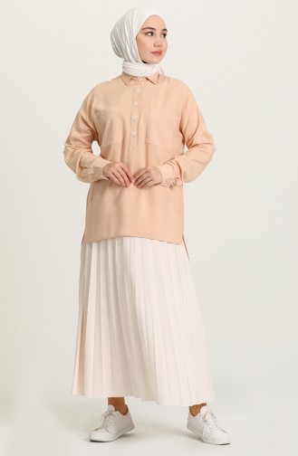 Beige Tuniek 9643-02