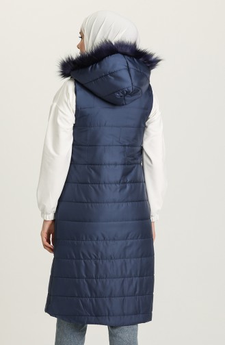 Navy Blue Gilet 4070-01