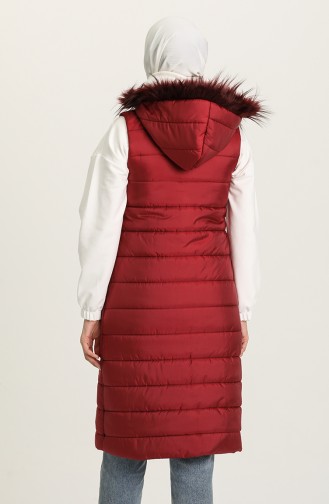 Claret red Gilet 4070-05