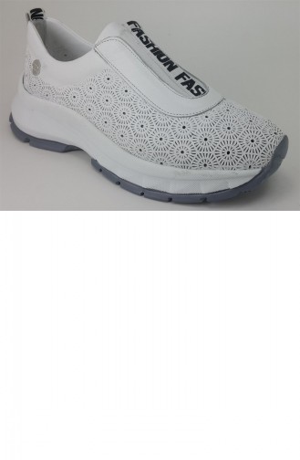 White Casual Shoes 6321