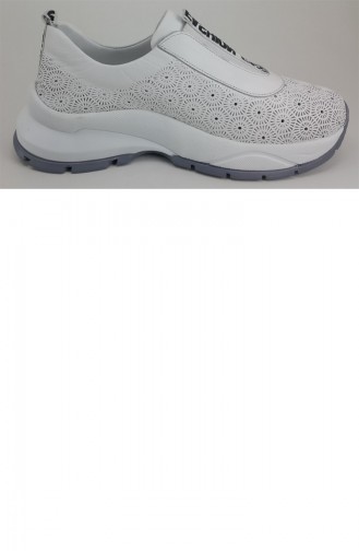 White Casual Shoes 6321