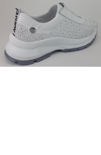 White Casual Shoes 6321