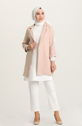 Beige Jacke 9652-03