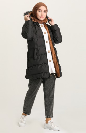 Black Winter Coat 7010P-01