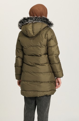 Khaki Winter Coat 7010-02