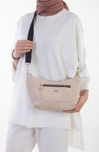 Beige Shoulder Bags 3001-03