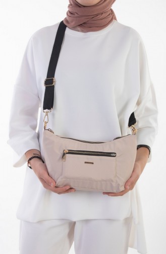 Beige Shoulder Bags 3001-03