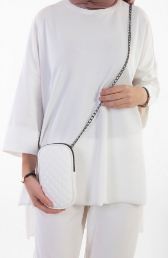 White Shoulder Bags 5024-03