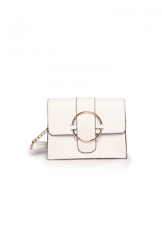 White Shoulder Bag 257Z-02