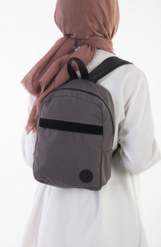 Smoke-Colored Backpack 22-02