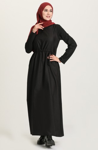 Black İslamitische Jurk 3305-01