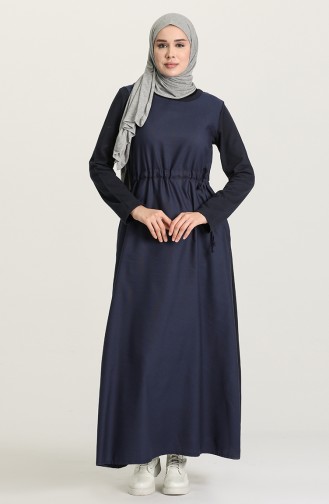Robe Hijab Bleu Marine 3305-02