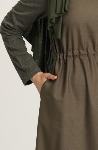 Robe Hijab Khaki 3305-03
