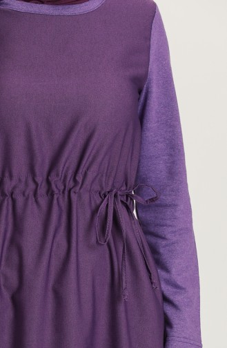 Purple Hijab Dress 3305-06
